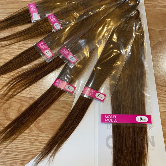 #45 MODELMODEL CLIP 100% HUMAN HAIR EXTENSIONS 14" - Picture 2 of 4